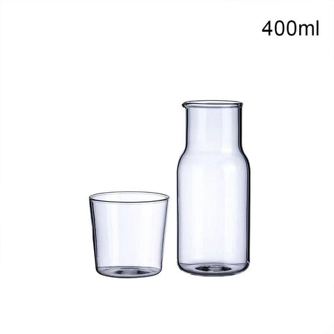 Water Carafe Tumbler Glass Cup Water Bottle-HA01287-Veeddydropshipping