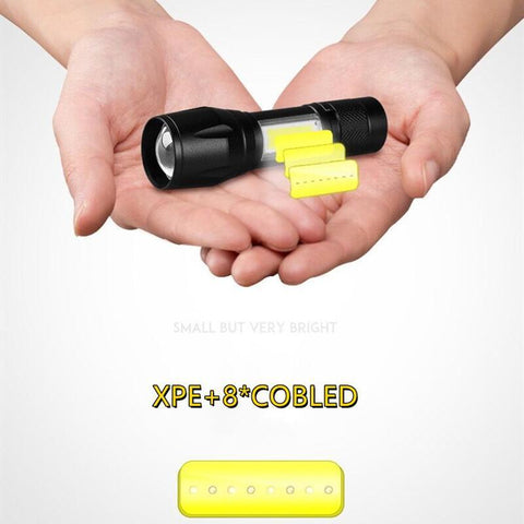 Portable Rechargeable Zoom LED Flashlight XP-G Q5 Flash Light Torch-TI00780-Veeddydropshipping