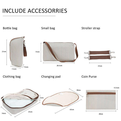 Handbag Mummy Bag Multifunction Large Capacity Maternity Diaper-TB00228-Veeddydropshipping