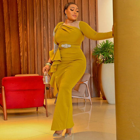 Plus Size African Dresses For Women-WF01716-Veeddydropshipping