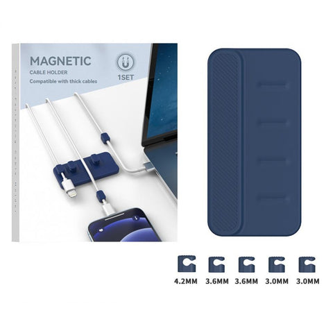 Silicone Magnetic Organizer Wire Organizer Office Desktop Organizer Usb Cable Winder Cable-PA00876-Veeddydropshipping