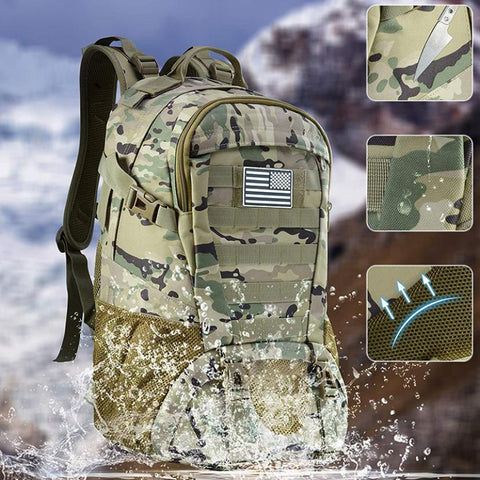 Assault Rucksack Outdoor Travel Hiking Rucksacks Camping Hunting-BS00286-Veeddydropshipping