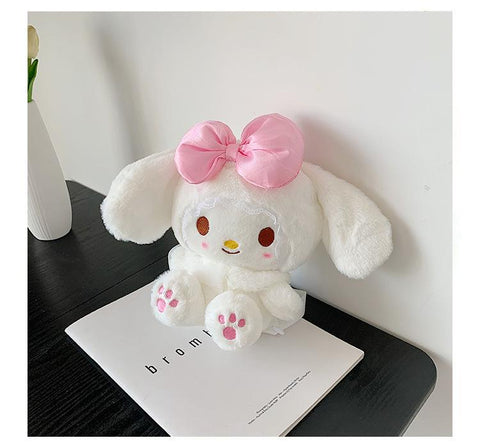 Sanrios Melody Kuromi Cinnamoroll Plush Kawaii Plushie Bag-TB00061-Veeddydropshipping
