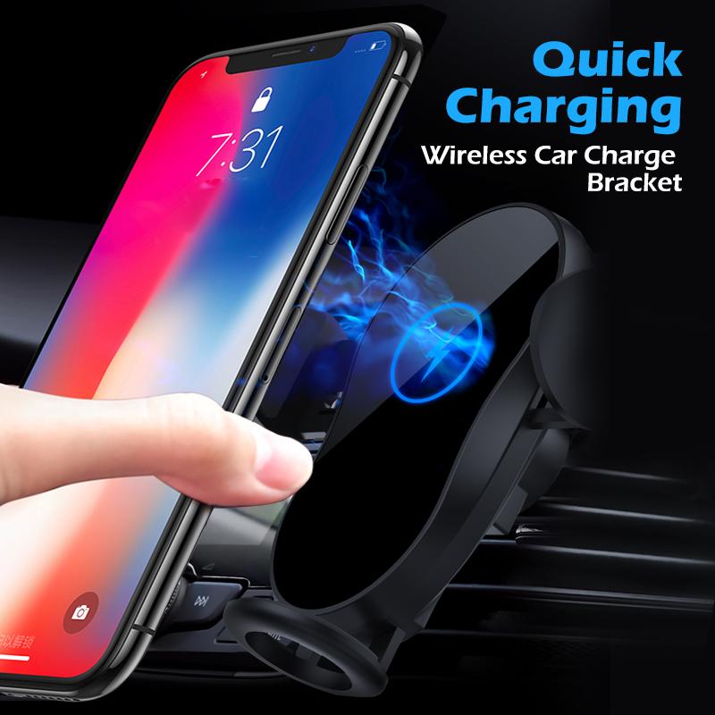 Wireless Car Charger Mount Auto-Clamping Fast Charging-Veeddydropshipping