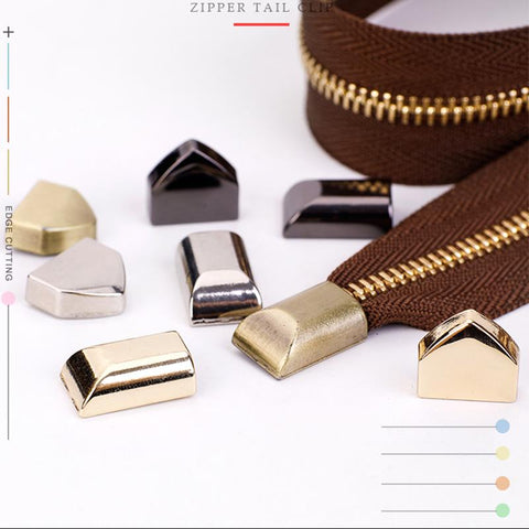 Metal Zipper Stopper Zipper Tail Clip-HA00048-Veeddydropshipping