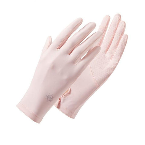 Summer Women Sunscreen Gloves Ice-cream Outdoor Sports Fishing Cycling Thin -OS01003-Veeddydropshipping