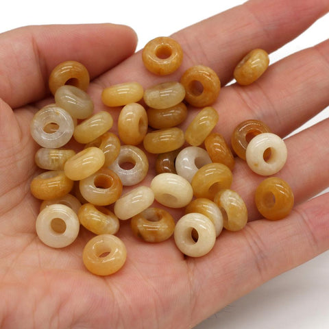 10pcs Natural Stone Loose Beads for Jewelry Making DIY Necklace Bracelet -JW01475-Veeddydropshipping