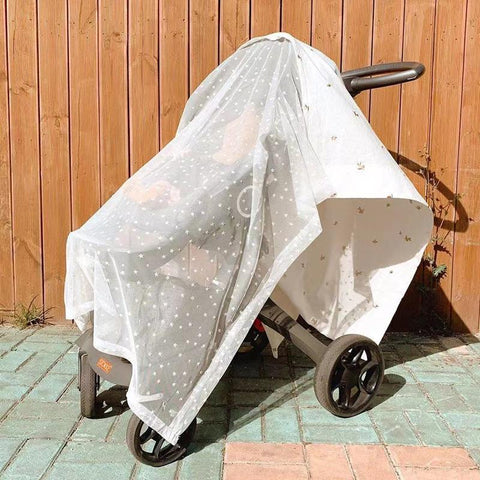 Korea Baby Stroller Mosquito Net/Buggy Crib/Pushchair Cart Mosquito Net Sun-TB00399-Veeddydropshipping