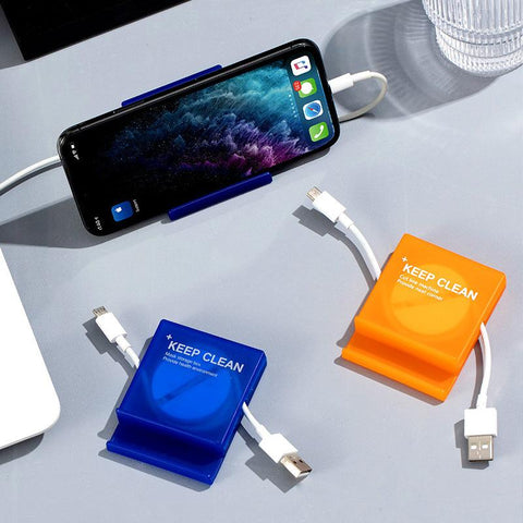 2pcs Headset Wire Charging Cable Storage Rotary Winder Mobile Phone Cable Portable Cell-PA00919-Veeddydropshipping