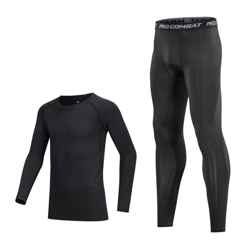 Set Autumn Winter Long Johns  Fitness Fast-Dry Thermo Colors-MF01537-Veeddydropshipping