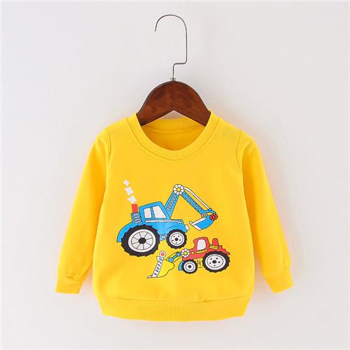 Cotton T-shirt With Long Sleeves Cartoon T-shirts For Boys O-neck Top Baby-Veeddydropshipping-7