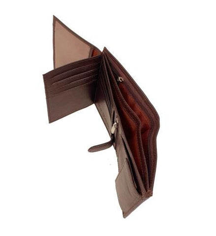 Blocking Wallet Soft Real Leather Trifold-MF00714-Veeddydropshipping