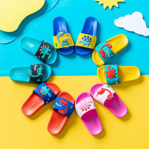 Top Quality Cute Kids Slippers Dinosaur Baby Home Slippers-TB00150-Veeddydropshipping