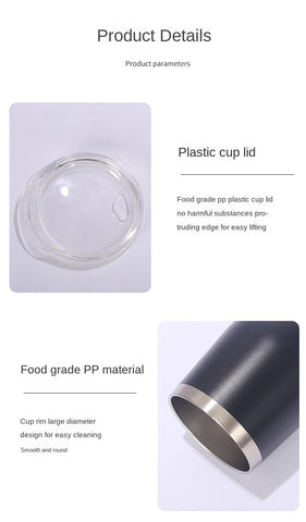 Vacuum Flask Beer Mug Stainless Steel Coffee Cup-HA01295-Veeddydropshipping