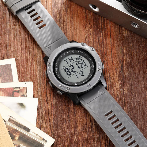 Fashion Male Digital Watches Man Mens Sports Grey Wristwatches -JW00720-Veeddydropshipping