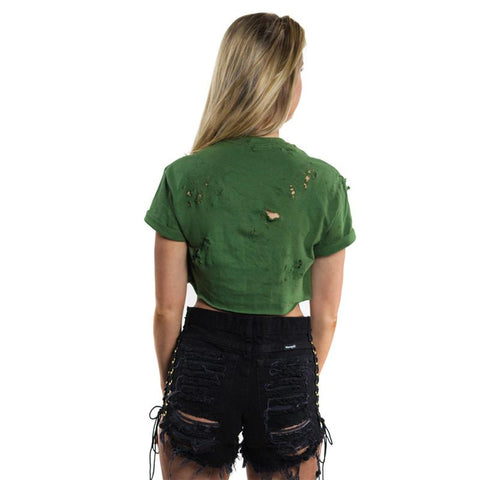 Women Sexy Denim Shorts Jeans-WF00634-Veeddydropshipping