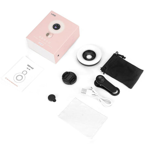 15X Macro Lens Mobile Phone HD Camera Lens with LED-PA01207-Veeddydropshipping