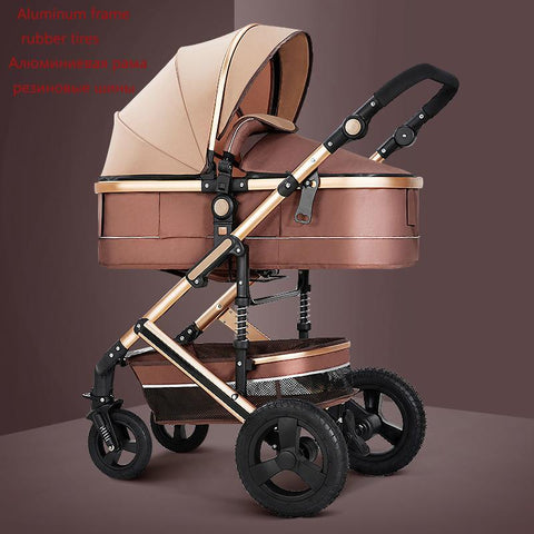 New 2023 Lightweight Luxury Baby Stroller 2 in 1,Portable High Landscape-TB00355-Veeddydropshipping