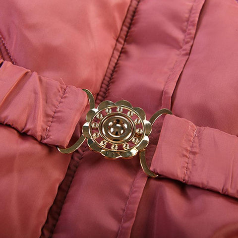 Baby Girls Winter Jacket Childrens Thicken Warm Clothing-Veeddydropshipping