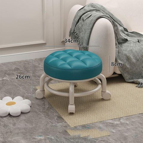 Rotating Pedicure Salon with Wheels Stool-HA01663-Veeddydropshipping