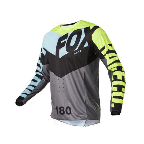summer long-sleeved downhill hpit FOX mountain bike cycling jersey breathable-OS01196-Veeddydropshipping