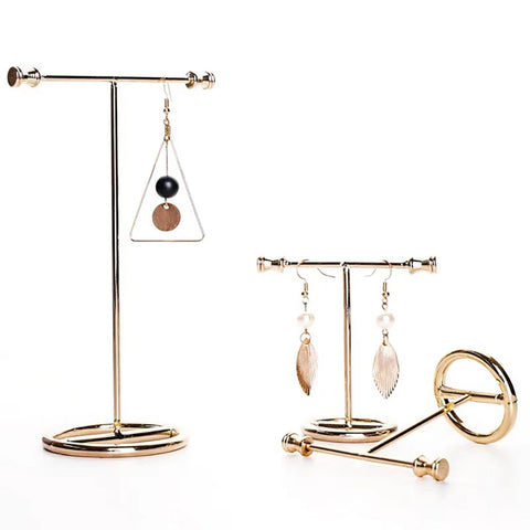 T-shaped Earrings Ring Necklace Watch Jewelry Shelf Jewelry Stand -JW01715-Veeddydropshipping