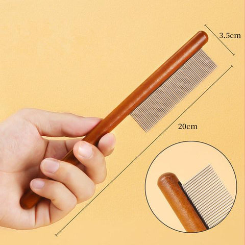 Cat Comb Stainless Steel Pet Hair Remover-HA01991-Veeddydropshipping