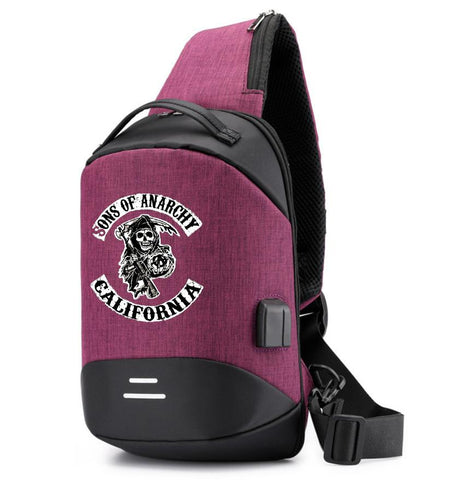 Shoulder  car logo Hiking Backpack Nylon Outdoor-BS00299-Veeddydropshipping