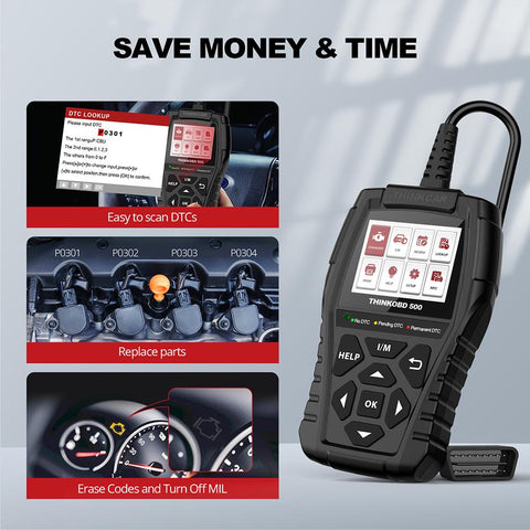 THINKCAR THINKOBD 500 Car Diagnostic Tools for Auto Obd2 Scanner-AM00262-Veeddydropshipping