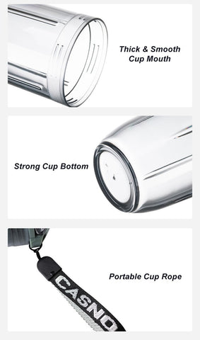 Sport Shaker Bottle Plastic Water Bottle-HA01300-Veeddydropshipping