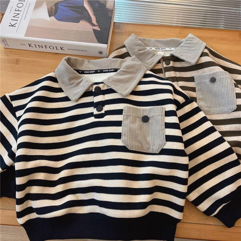 Toddler Kid Baby Boys Autumn Winter Patchwork-Veeddydropshipping