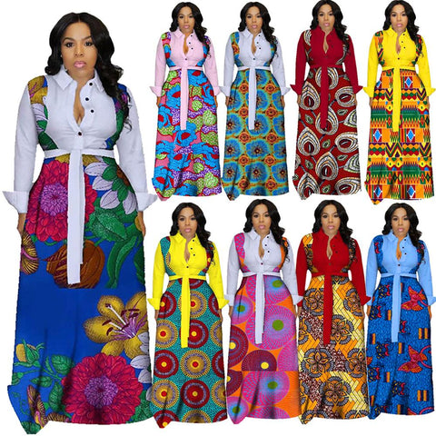 African Elegant Dresses For Women-WF01709-Veeddydropshipping