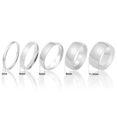 Wedding Love Rings For Couple Silver Ring -JW00411-Veeddydropshipping