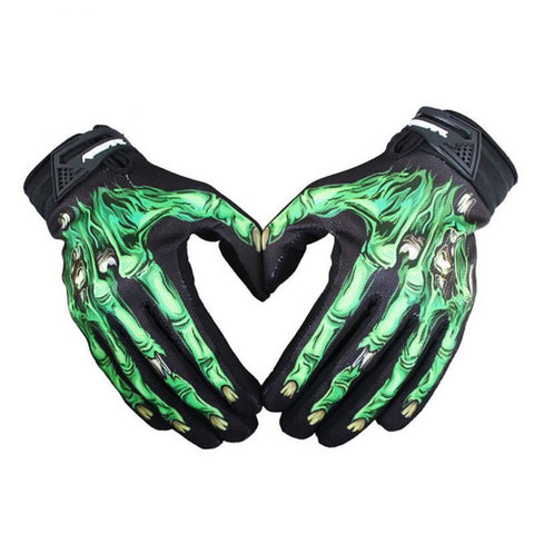 Skull Rose Motocross Bicycle Gloves MTB Off-Road Mountain Bike Guantes Motorcycle -OS01229-Veeddydropshipping