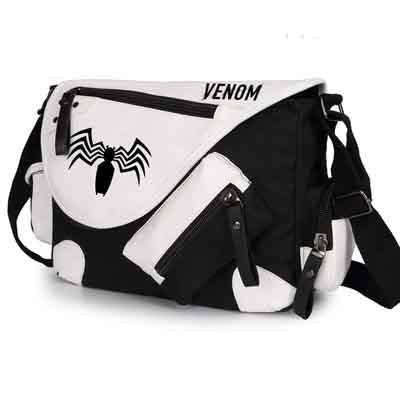 Bag Canvas and patent leather school shoulder-BS00398-Veeddydropshipping