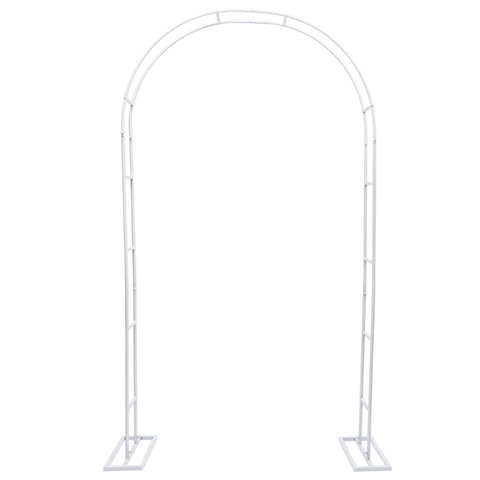 White Wedding Arch Metal Trellis Stand-HA01693-Veeddydropshipping