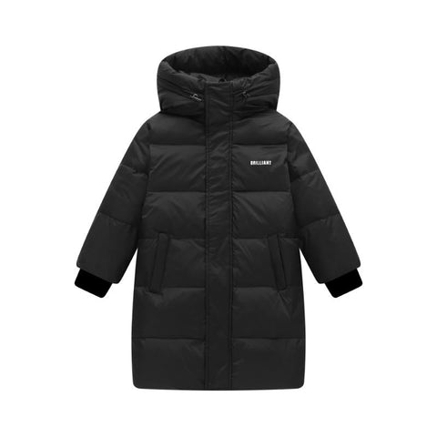Children Long Coat Hooded Jacket Winter Boys-Veeddydropshipping