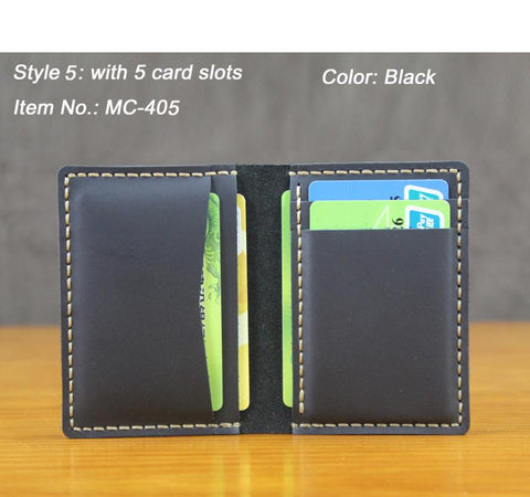Card Holder Men Leather Credit Card Case Small Women Card ID-BS00625-Veeddydropshipping