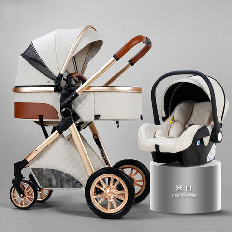New 3 in 1 Baby Stroller High Landscape Carriage Light Newborn Pram Shock-TB00351-Veeddydropshipping