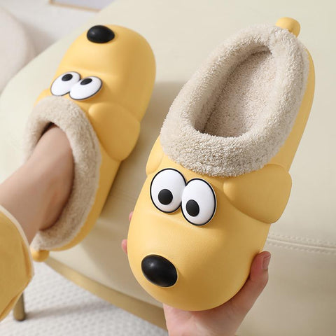 Warm Slippers Soft Waterproof EVA Plush Slippers Men-BS01136-Veeddydropshipping