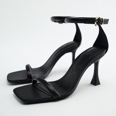 shoes women&#39;s 2022 summer new square toe open-toed-BS00834-Veeddydropshipping