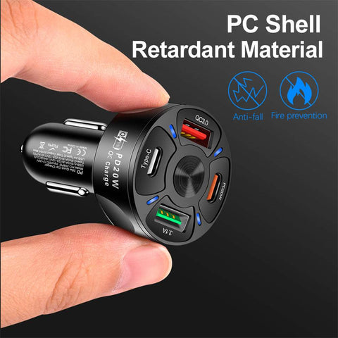 4 Ports Dual USB Type-C PD 38W/20W-PA01157-Veeddydropshipping