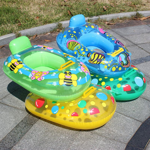 Baby Swimming Pool Rings Seat Cute Inflatable Swim Ring Float Seat Swim -OS00095-Veeddydropshipping