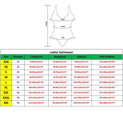 2022 Women Bikini Sexy One-piece Suit Swimwear Functional Swimsuit Training -OS00169-Veeddydropshipping