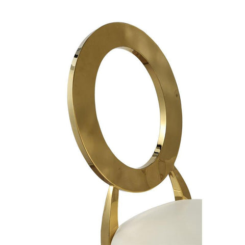 Metal gold Chair Wedding Chair With a Hole-HA01662-Veeddydropshipping