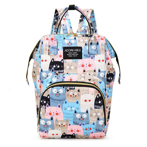 Diaper Bag Backpack Maternity Bag For Baby Fashion Large Capacity-TB00252-Veeddydropshipping