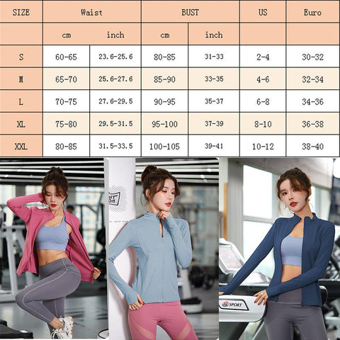 Women  Long Sleeves Sports Running Shirt Breathable Gym Workout -OS00904-Veeddydropshipping