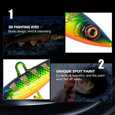 New 1pc Lure Balancers Winter Ice Fishing Lure 5.8cm 9g Ice Jig High Quality Artificial -OS00471-Veeddydropshipping