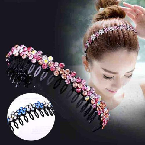 Non-Slip Headband Women Hair Band Hoop-WF01090-Veeddydropshipping