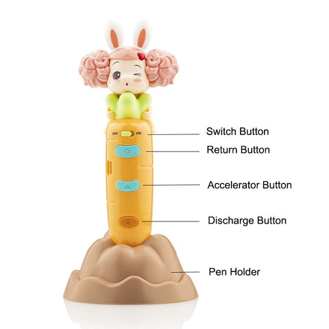 Wireless Carrot 3D Printing Pen-CO01258-Veeddydropshipping